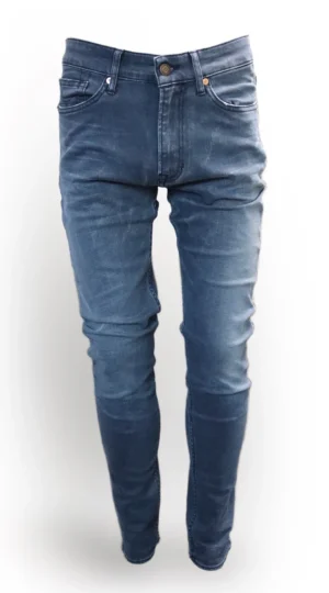 Blugi Barbati Kings Of Indigo Straight Blue Grey 30-32