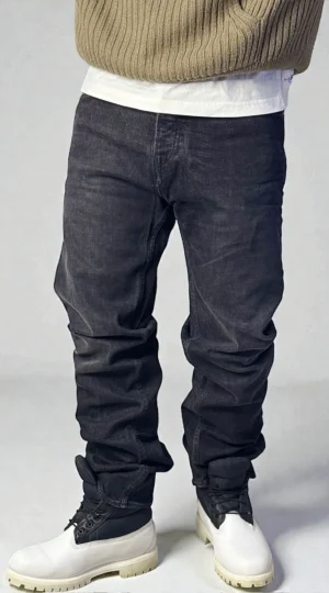 Blugi Barbati Kings Of Indigo Straight Dark Grey 34